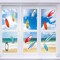 60 Pcs Surfboard Cutouts Decor Surfboard Wall Decoration Summer Surf Board Decor for Wall Classroom Bulletin Surf Party Garland Cut out Tropical Beach Hawaii Paper Sign Decoration,10 Styles